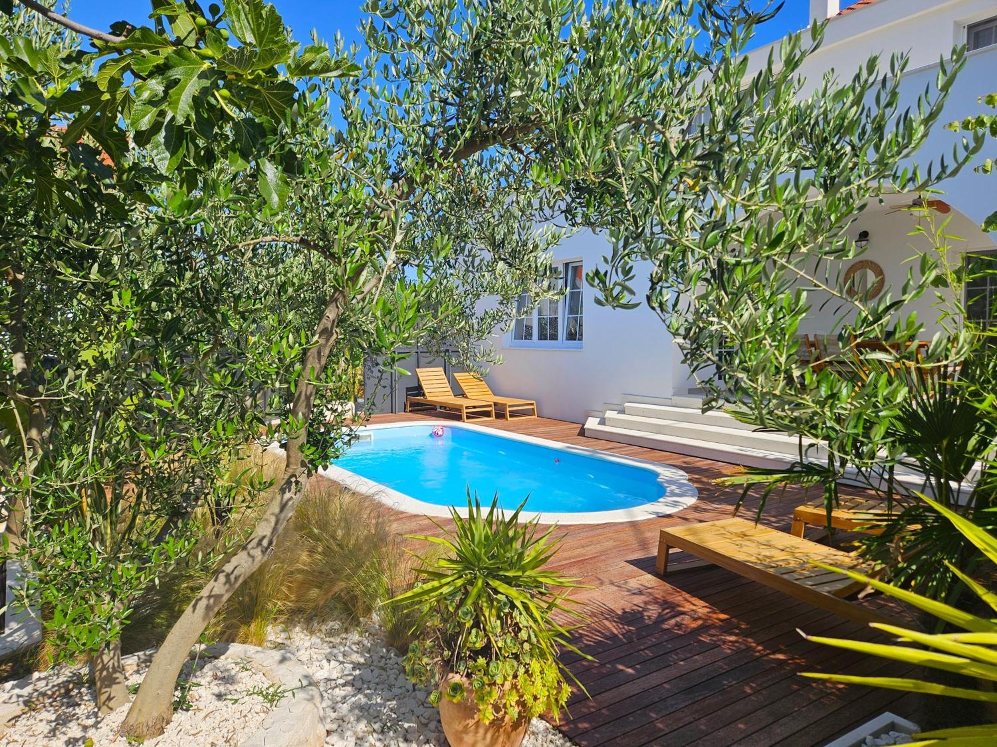 The Three Flowers Pool House Трогір Екстер'єр фото